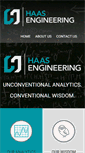 Mobile Screenshot of haasengineering.com