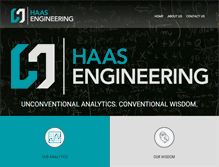 Tablet Screenshot of haasengineering.com